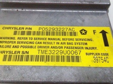 P05293227AC MODUL AIRBAG CHRYSLER NEON II 2000