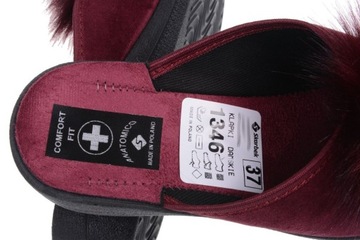 ТАПОЧКИ ЖЕНСКИЕ ПОЛЬСКИЕ ПРОФИЛЬ бордовый 40