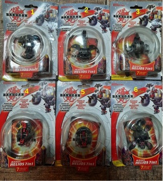FIGURKA BAKUGAN MAXUS HELIOS 7in1 + KARTA KRAKÓW