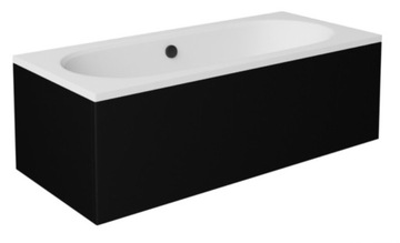 Besco Vitae obudowa wanny CZARNY mat 170x75cm #OAV-170-PKC
