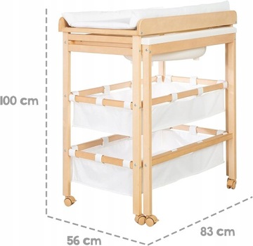 STÓŁ DO PRZEWIJANIA I KĄPANIA DLA NIEMOWLĄT
