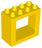 Rama drzwi/okna Duplo 2 x 4 x 3 61649 ZÓŁTA