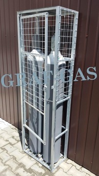 * КОНТЕЙНЕР, КОРЗИНА, СЕТОЧНАЯ ПОДСТАВКА ДЛЯ 2 ГАЗОВЫХ БАЛЛОНОВ 40