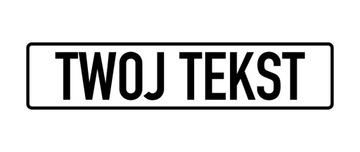 NUMER rejestracyjny NA JACHT ŁÓDŹ 60cm 2szt