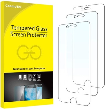 3 SZTUKI SZKŁO SZYBKA do IPHONE 6 6s 7 8 SE 2020