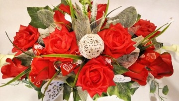 Цветы для могилы FLOWERBOX тростник COMPOZYCJA различные