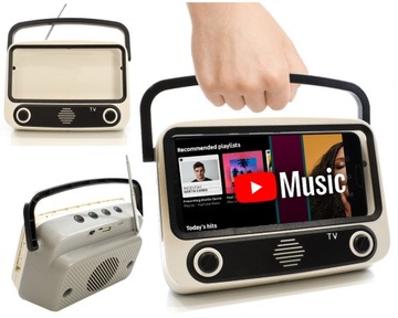 GŁOŚNIK BEZPRZEWODOWY MOBILNY PRZENOŚNY RADIO BT