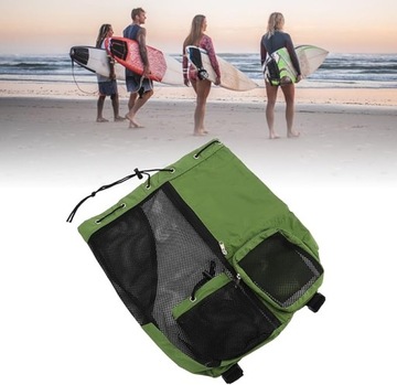 СУПЕР ПЛЯЖНЫЙ РЮКЗАК ПЛЯЖНАЯ СУМКА СУМКА ДЛЯ БАССЕЙНА ВОДОНЕПРОНИЦАЕМЫЙ ЗЕЛЕНЫЙ