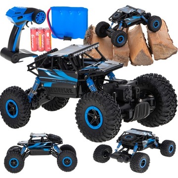ZDALNIE STEROWANY DUŻY SAMOCHÓD TERENOWY AUTO RC 4x4 ZABAWKA ZASIĘG 50M