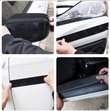 ТОЛСТАЯ ЛЕНТА ИЗ УГЛЕРОДНОЙ ФОЛЬГИ ДЛЯ ЗАЩИТЫ ПОРОГОВ ДЛЯ ЗАЩИТЫ ПОРОГОВ + СКРЕПЛЕНИЕ