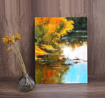 ДЕРЕВЯННЫЙ СТОЛ EASILA 39см + ХОЛСТ