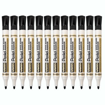 Czarny Marker do tablic PENTEL MW85 suchościeralny