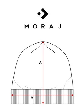 Czapka Męska Zimowa Klasyczna Uniwersalna Dwustronna Dwa Kolory MORAJ