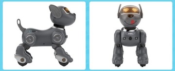 ИНТЕРАКТИВНЫЙ РОБОТ-СОБАКА ИГРУШКА С ДИСТАНЦИОННЫМ УПРАВЛЕНИЕМ, ПРОГРАММИРУЕМЫЕ С 20+ ФУНКЦИЯМИ