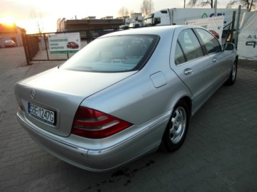 Mercedes Klasa S W220 Sedan 3.2 (320 CDI) 197KM 2002 Mercedes-Benz Klasa S Salon Polska Pelna opcja Niski przebieg 3.2 Diesel, zdjęcie 7