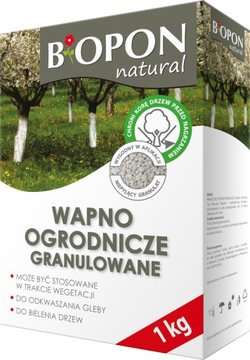 Wapno ogrodowe granulowane Biopon 1kg
