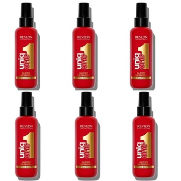 REVLON UNIQ ONE KURACJA REGENERUJĄCA WŁOSY ZNISZCZONE 6X 150ML