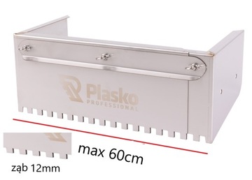 PLASKO SLIDE 12 REGULOWANA PACA ZĘBATA Z OSŁONAMI max. 600mm