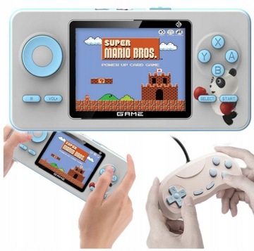 KONSOLA PRZENOŚNA RETRO MARIO TETRIS CONTRA + PAD DLA 2 OSÓB PODŁĄCZENIE TV