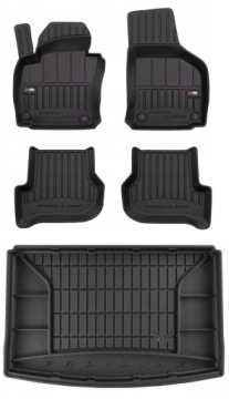 Set 3D gumové rohože Vw Golf Plus 2005-2014 d