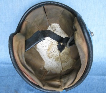 МОТОЦИКЛЬНЫЙ ШЛЕМ ПОЛЬСКОГО PRL - WSK ROMET SHL - ОРИГИНАЛ ИЗ ПЕРИОДА - РАЗМЕР. 59 СМ