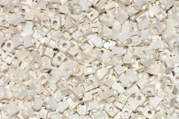 LEGO biały brick wypustka 1x1 4070 30szt