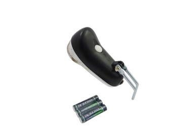 ПЕРЕДНИЙ ВЕЛОСИПЕДНЫЙ ФОНАРЬ 4 СВЕТОДИОДА 2 ФУНКЦИИ АККУМУЛЯТОРА