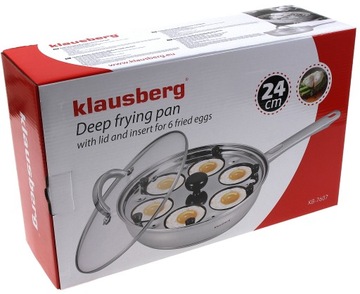 Сковорода 2в1 для яиц-пашот с крышкой