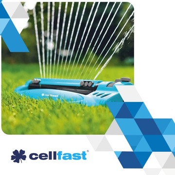 Садовый разбрызгиватель Cellfast OPTI IDEAL с 20 форсунками для газона площадью 263 м2