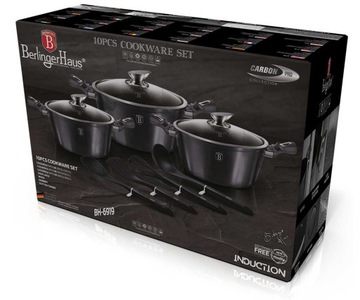 ГОРШКИ 12 шт BERLINGER HAUS CARBON PRO BH-6919