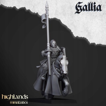 Молодые рыцари Галлии x5 CMD - Highlands Miniatures