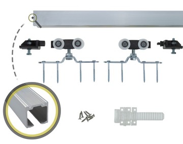 System do drzwi przesuwnych HERKULES 120 kg 140 cm