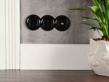 ЛОФТ РЕТРО ОДИНАРНАЯ РАМА 80мм ЧЕРНАЯ JLM