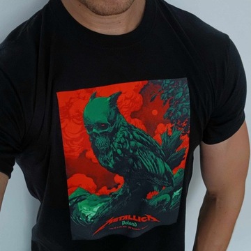Metallica T-shirt koszulka z plakatem Warszawa S, M, L, XL, 2XL