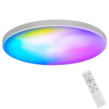 Inteligentna lampa sufitowa LED RGB z WiFi, inteligentna lampa otoczenia