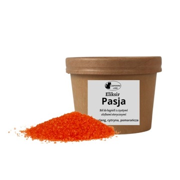 Eliksir Pasja _ sól do kąpieli i aromaterapii z Ylang-ylang i cytryną 250g.