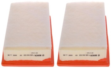 2× BOSCH F 026 400 433 FILTR VZDUCHU