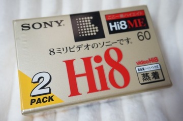 2 КАССЕТЫ ДЛЯ КАМЕРЫ SONY Hi8 ME Digital8 2E6-60HME2, 2 шт.