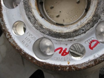 4× DISK HLINÍK AUDI PATHFINDER 7.5" X 16" 5X112 ET 45