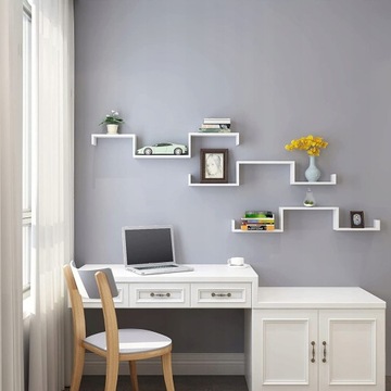 Полки настенные Amora белые - 3 шт.