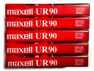 НОВЫЕ ВИДЕОКАССЕТЫ КАССЕТА MAXELL UR90 NORMAL BIAS UR 90min 5 ШТ.