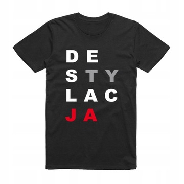 M - KOSZULKA T-SHIRT DESTYLACJA KONSTYTUCJA