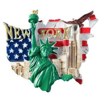 MAGNES NA LODÓWKĘ PAMIĄTKA NEW YORK SAN FRANCISCO AMERYKA NOWY JORK USA
