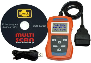 УДАРЯТЬ!! Тестер+ПРОГРАММА Multiscan OBD Коды EOBD