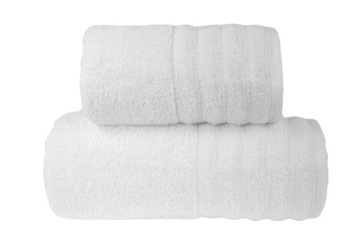 RĘCZNIK KĄPIELOWY BIAŁY 50X90 BAWEŁNA 100% CHŁONNY CIENKI LEKKI DO ŁAZIENKI