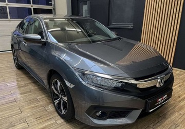 Honda Civic X Sedan 4d 1.5 VTEC Turbo 182KM 2018 Honda Civic 1.5 TURBO kamera 182KM gwarancja bezwypadkowy MANUAL 44 000, zdjęcie 3