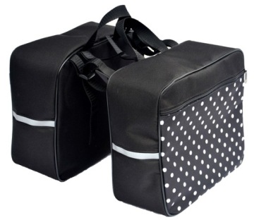 TORBA NA BAGAŻNIK ROWEROWY, SAKWA 2x10L