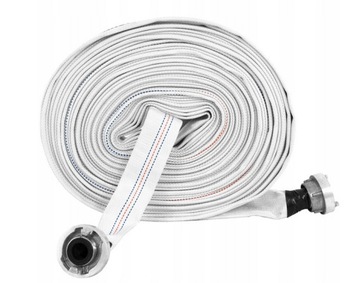 WĄŻ STRAŻACKI PARCIANY DO WODY BRUDNEJ SZAMBA 1 CAL 30M POMPY ZE ZŁĄCZKAMI