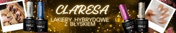 CLARESA HYBRID NAIL PARTS GLITTER 3 золотых частиц