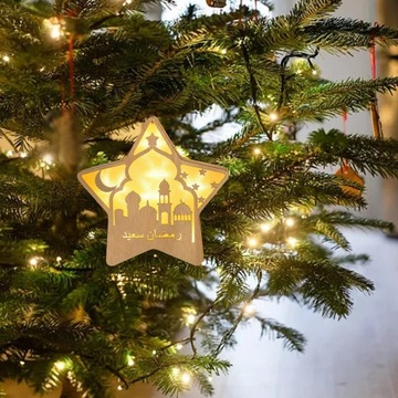 Мусульманские лампы Eid AL Adha, украшения, ночные лампы, украшения, стиль A